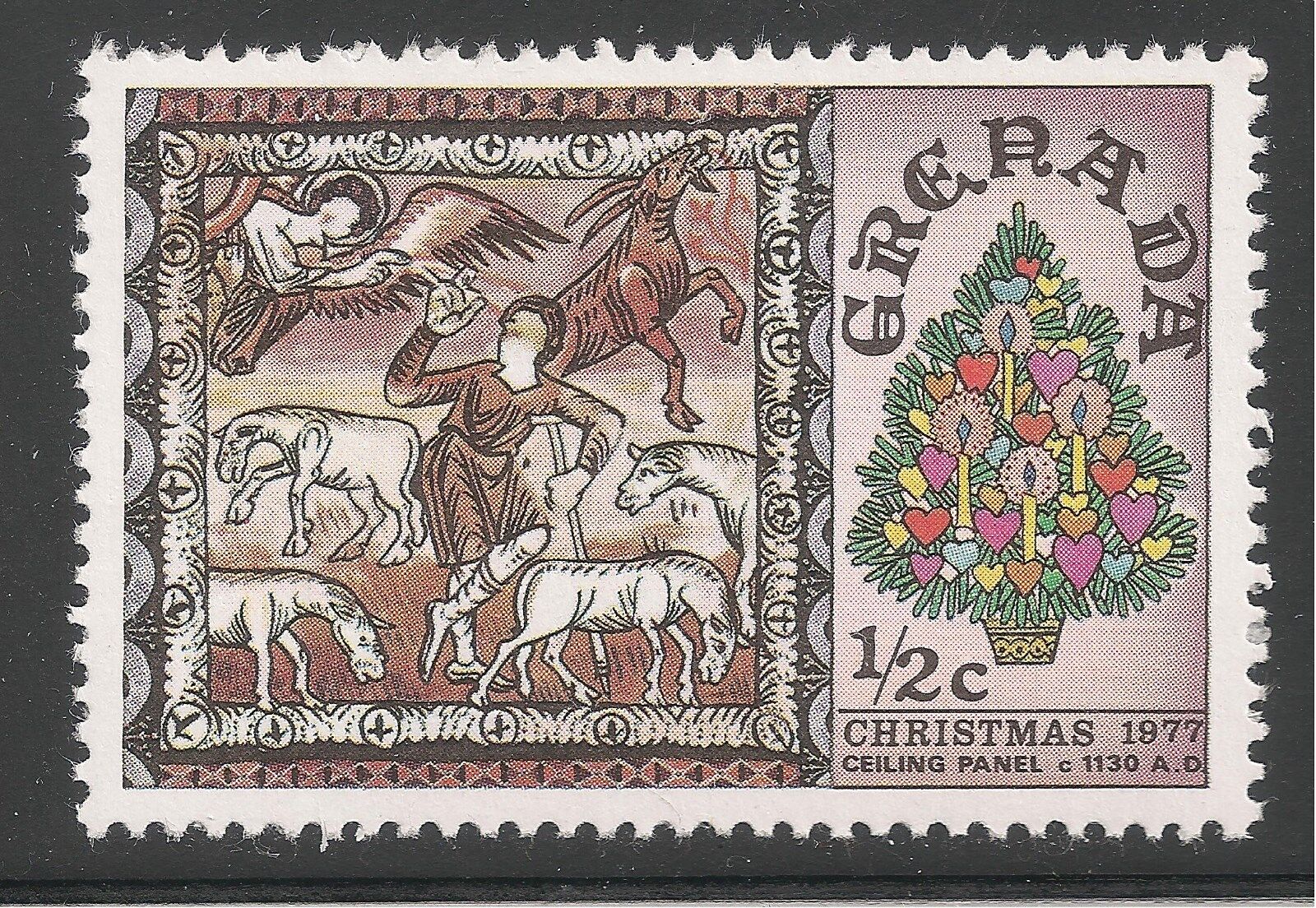 Grenada #813 Vf Mnh - 1977 Annunciation To The Shepherds - Ceiling Painting
