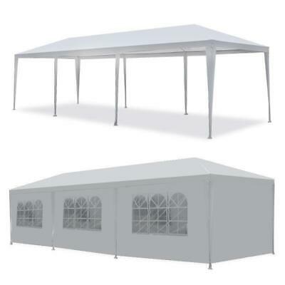 10'x30' Outdoor Canopy Party Wedding Tent White Pavilion 8 Removable  Walls -8