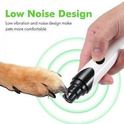 Pet Dog Cat Electric Nail Grinder Kit Professional Clipper Trimmer Grooming Tool