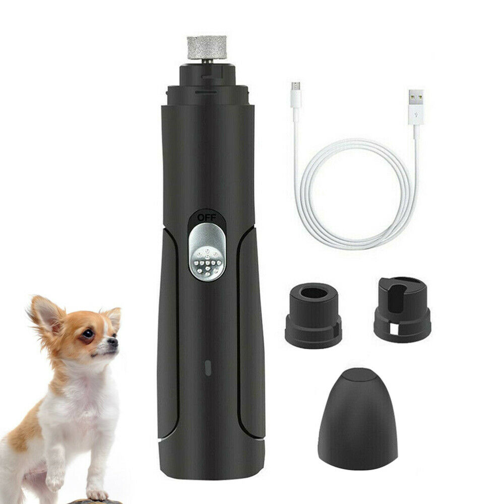 Pet Nail Polisher Auto USB Dog Cat Claw Clipper Electric Trimmer Grinding Tool