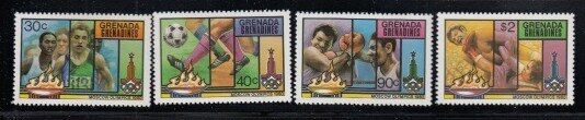 GRENADA GRENADINES XXII Summer Olympic Games, Moscow MNH set