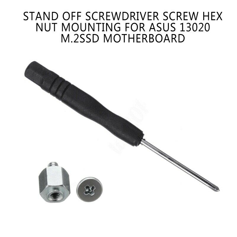 For ASUS 13020 M.2SSD Motherboard Stand Off Screwdriver Screw Hex Nut convenient