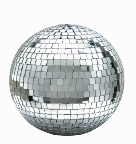 Large 12" Mirror Glass Disco Ball Dj Dance Home Party Bands Club Stage Lightning