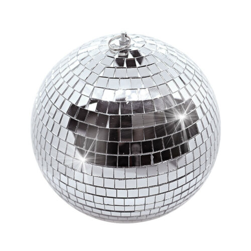 Large 10" Mirror Glass Disco Ball Dj Dance Home Party Bands Club Stage Lighting