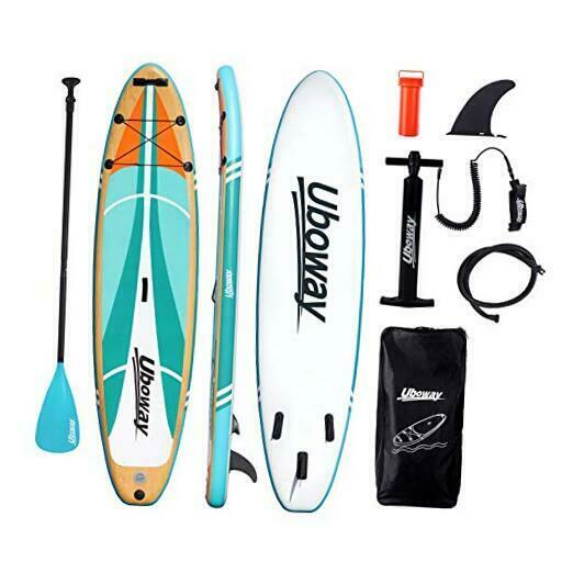 Inflatable Paddle Boards Stand Up: 10/11 feet SUP with Adjustable Paddle