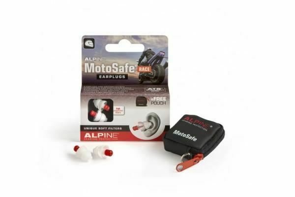 Alpine Motosafe Race Motorcycle Riding Earplugs Hearing Protection Filters