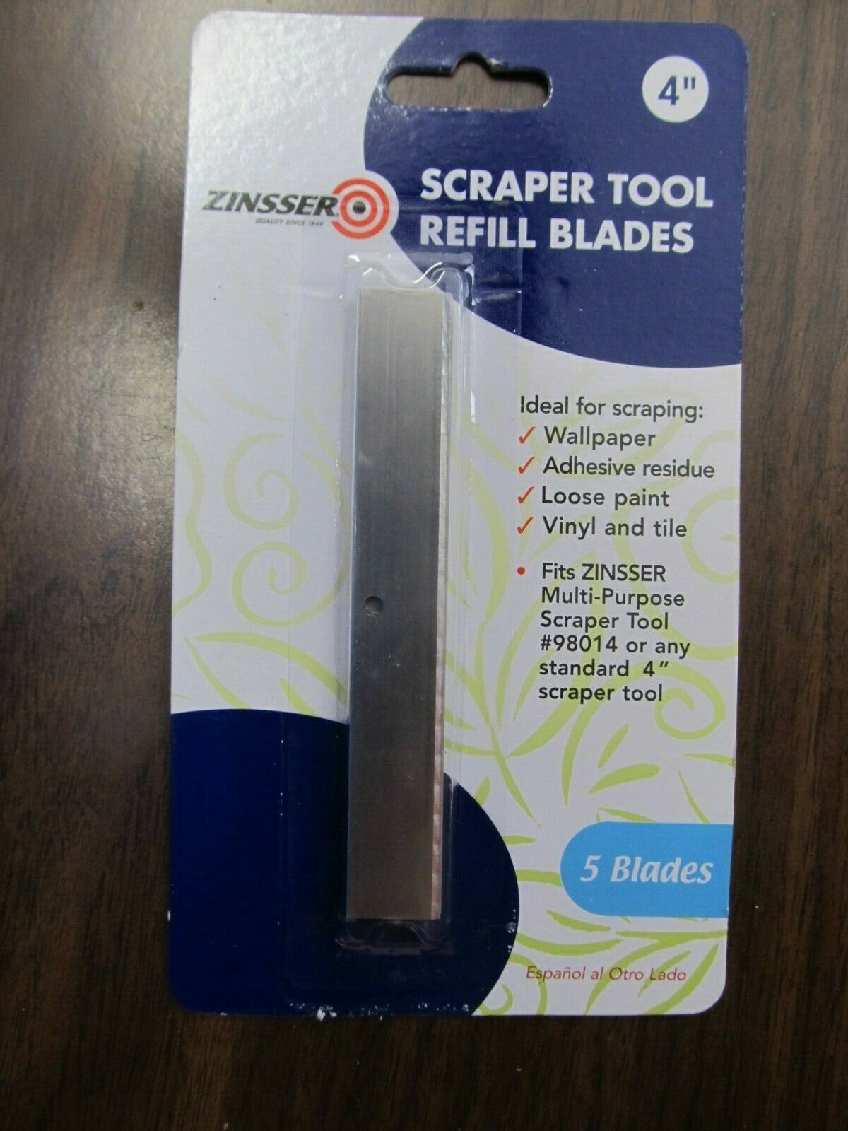 Zinsser 98015 4-Inch Scraper Refill Blades by Zinsser & Co   NEW