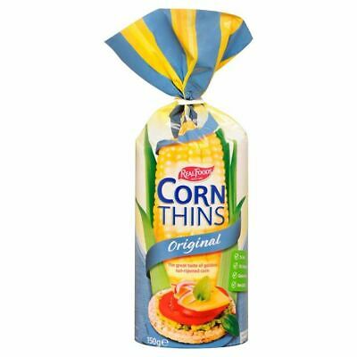 Real Foods Corn Thins - 150g