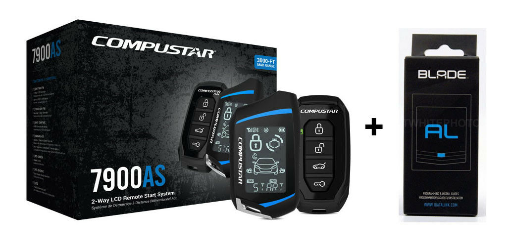 Compustar CS7900AS All-In-One 2-Way Remote Start + Alarm with BLADE-AL Module