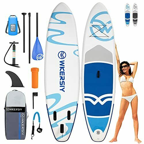 Wkersiy Inflatable Stand Up Paddle Board With Premium Sup Accessories & Backp...