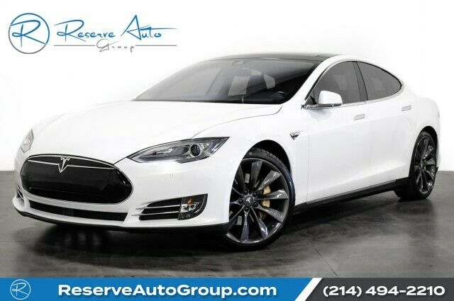 2015 Tesla Model S 85d Panoroof Premiuminteriorlighting Airsuspension 2015 Tesla Model S, Pearl White Multi-coat With 61359 Miles Available Now!