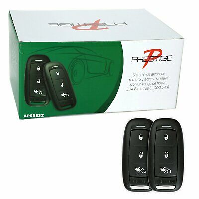 Prestige Apsrs3z 1-way 3-button Remote Car Auto Start Starter & Keyless Entry