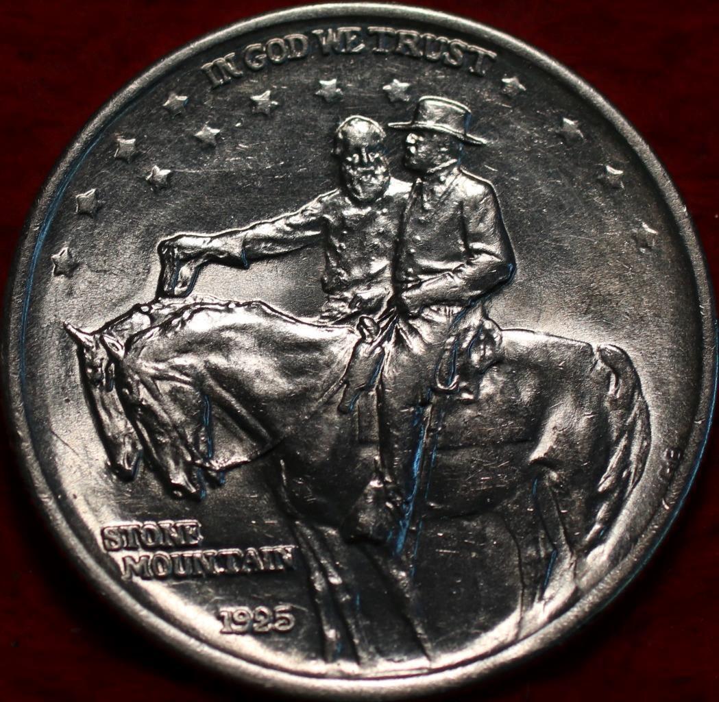 Uncirculated 1925 Stone Mountain Silver Comm Half