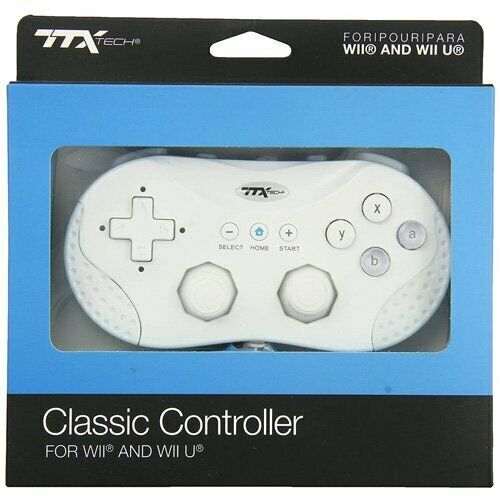 WHITE WiiU TTX Classic Controller