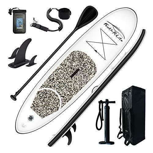 Inflatable Stand Up Paddle Board 10'x30''x6'' Ultra-light (16.7lbs) Sup Black