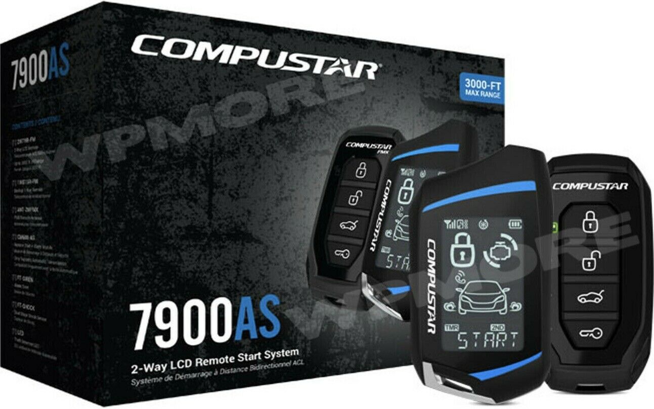 Compustar CS7900-AS All In One 2-Way 3000-FT Range Remote Start Security System