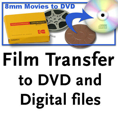 Regular 8mm, Super 8, 16mm Film Premium Transfer To Dvd And Digital Files