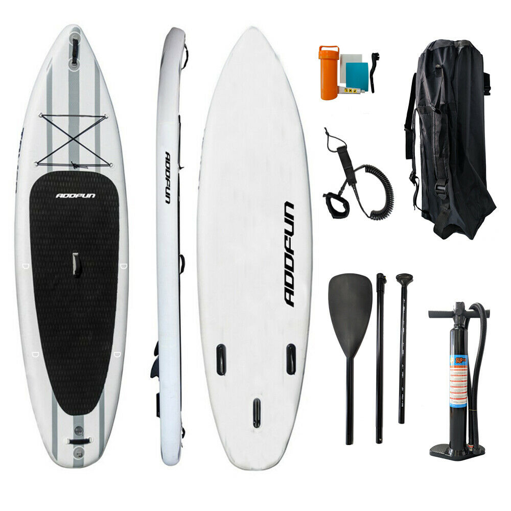 Premium 10'6" Inflatable Standup Paddle Board Surfboard 6" Thick W/accessories