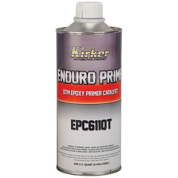 Kirker Enduro Prime Epoxy Primer Catalyst (2K) DTM - Qt, Made in USA #KP-EPC611