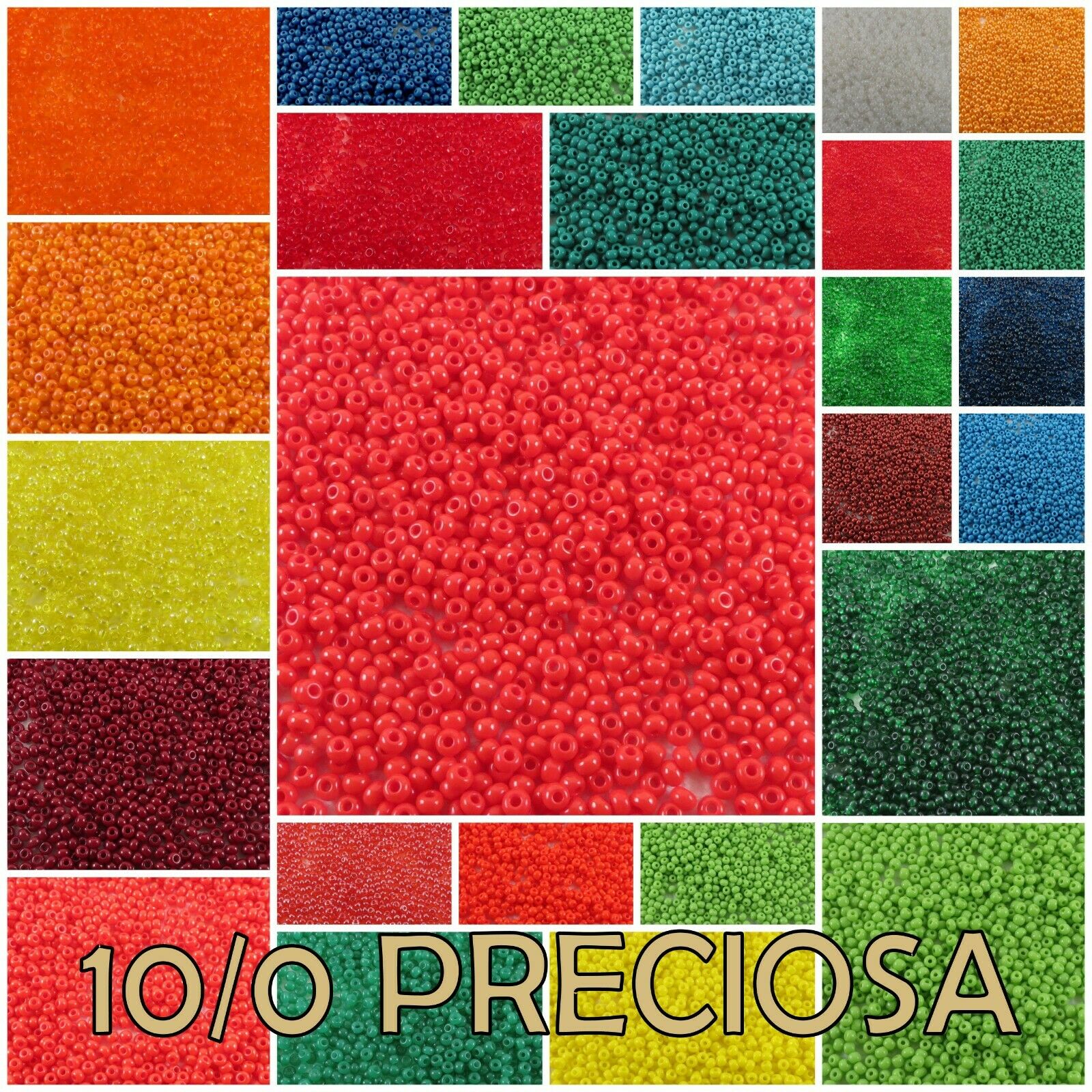 10/0 Preciosa Czech Round Seed Beads 50060-98140