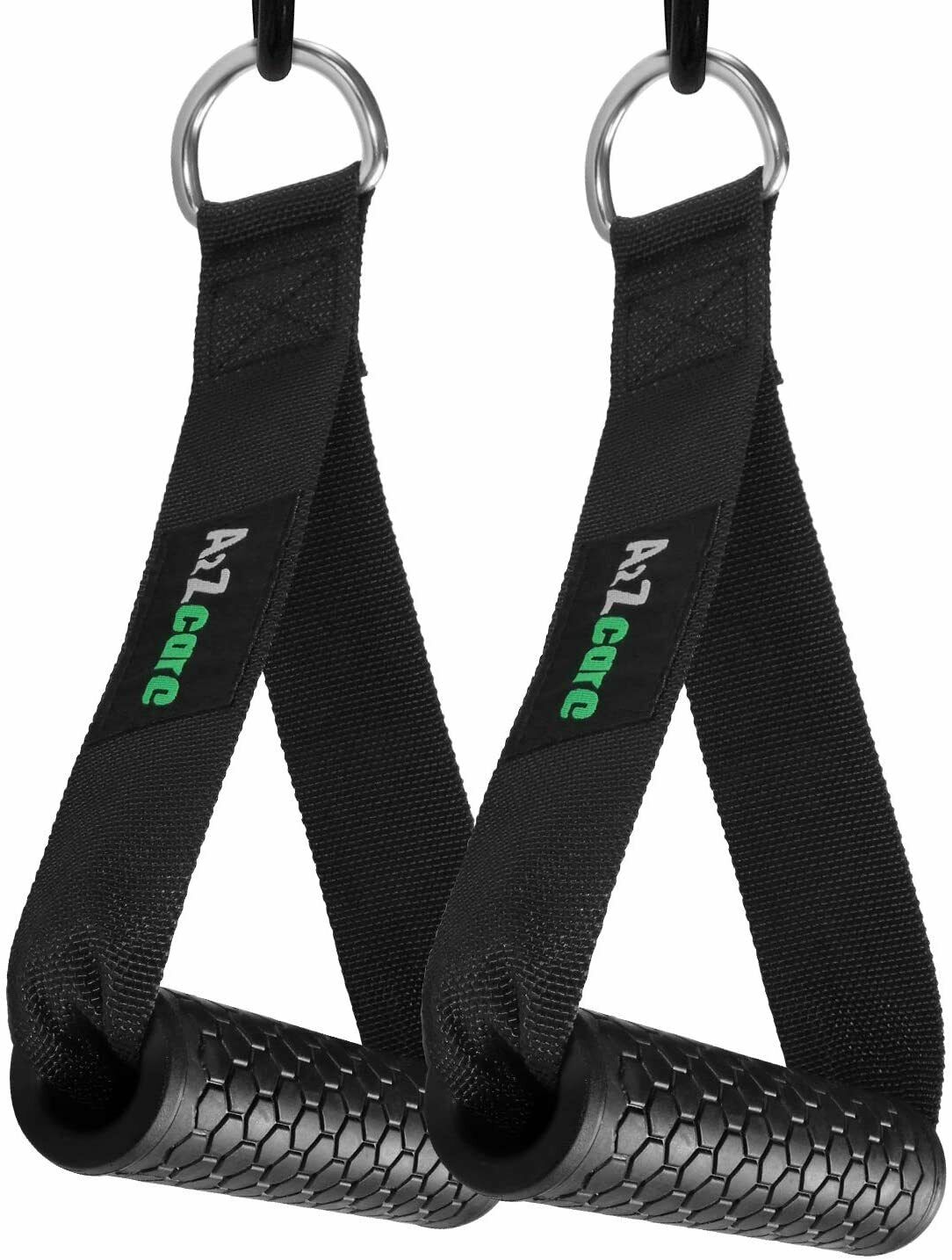 A2zcare Gym Attachment Handle /exercise Handle For Cable Machines (set Of 2)
