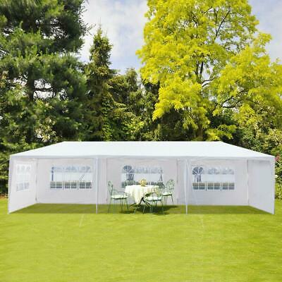 10'x30' Canopy Party Wedding Tent Outdoor Gazebo Pavilion Heavy Duty/5 Side Wall