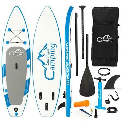 11ft Inflatable Paddle Board (6 Inches Thick) Premium Stand Up SUP Accessories