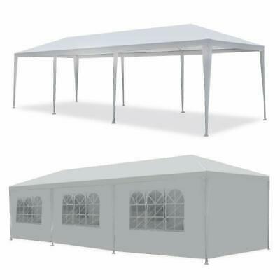 10'x30'/10 Canopy Party Wedding Tent Outdoor Gazebo Pavilion Removable Side Wall