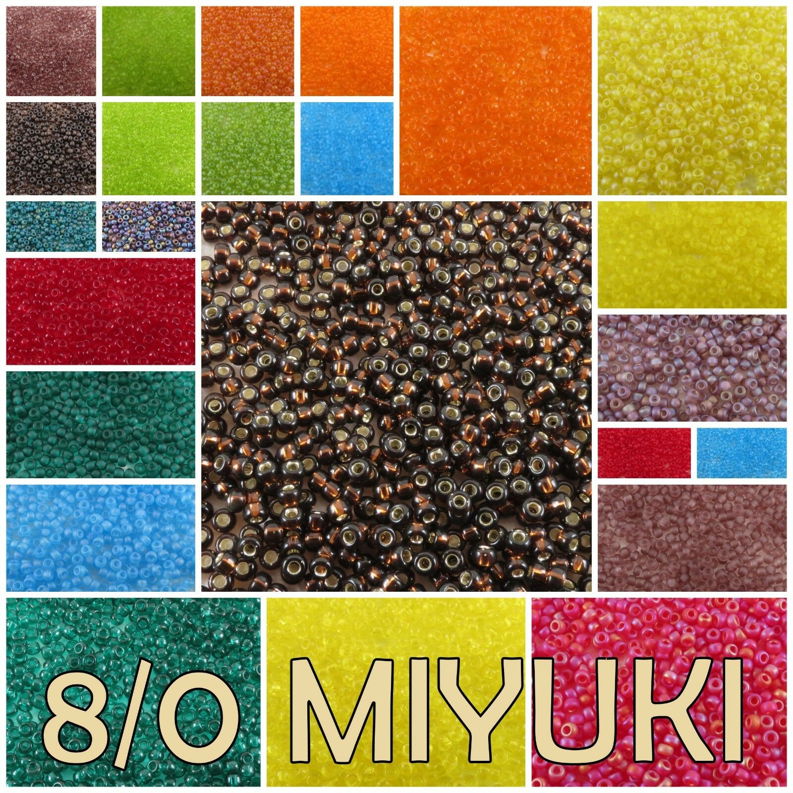 8/0 22 G Miyuki Japanese Round Seed Beads #131-179