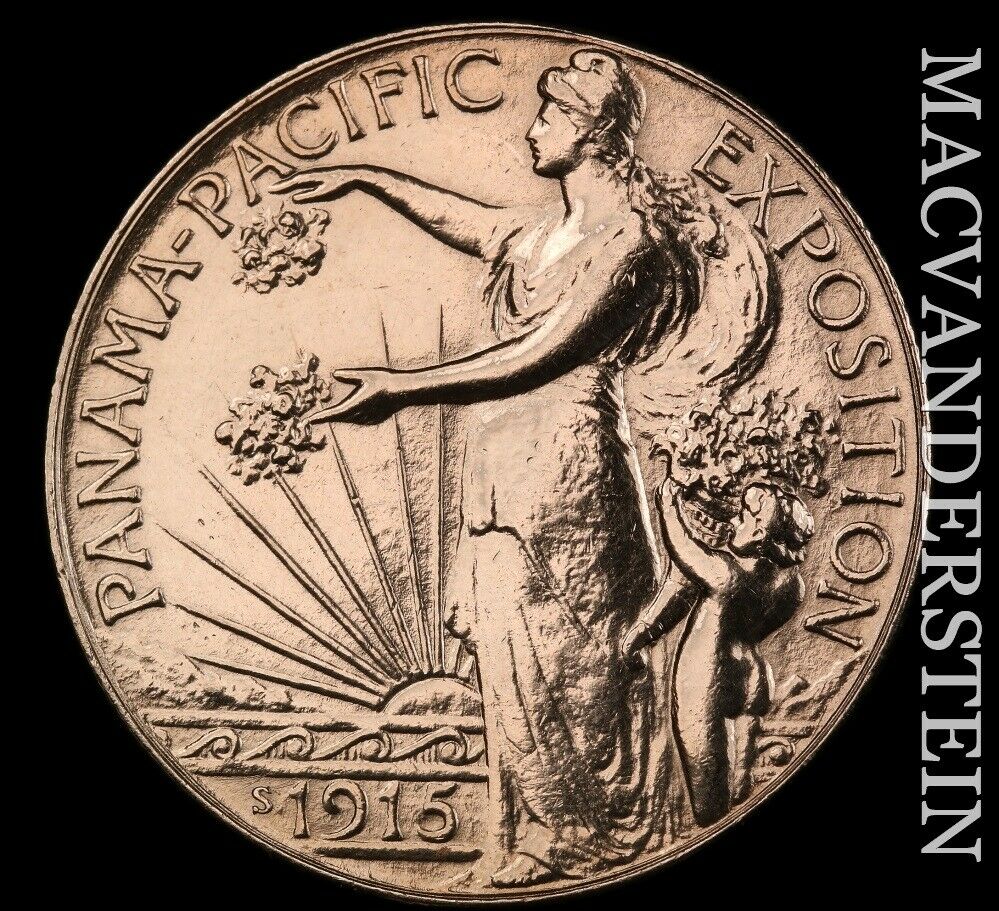 1915-S Panama Pacific Commemorative Half Dollar- Key Date High Grade  #H10,028