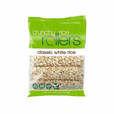 Bamboo Lane Crunchy Classic White Rice Rollers 3.5oz Vegan Gluten Free Non-GMO