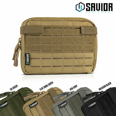 [savior] Laser-cut Molle Admin Utility Edc Pouch Tactical Outdoor Survival Bag