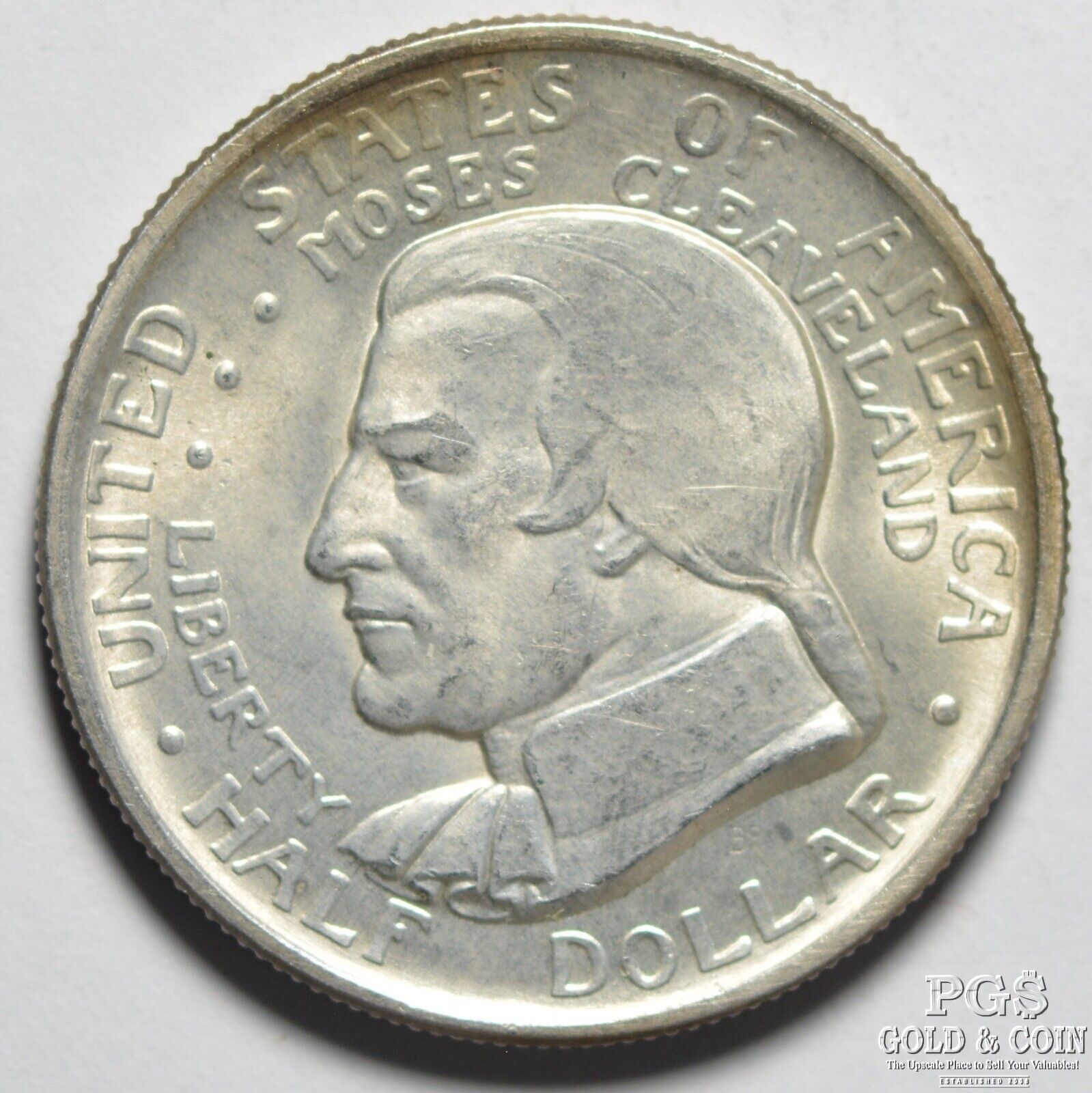 1936 Grover Cleveland Silver Half Dollar 50c Commemorative 25472