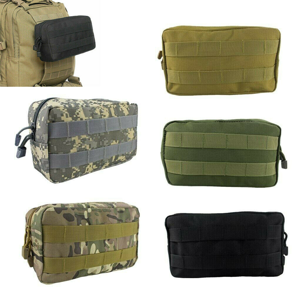Tactical MOLLE Pouch Horizontal Admin Pouch EDC Pouch Utility Tool Bag